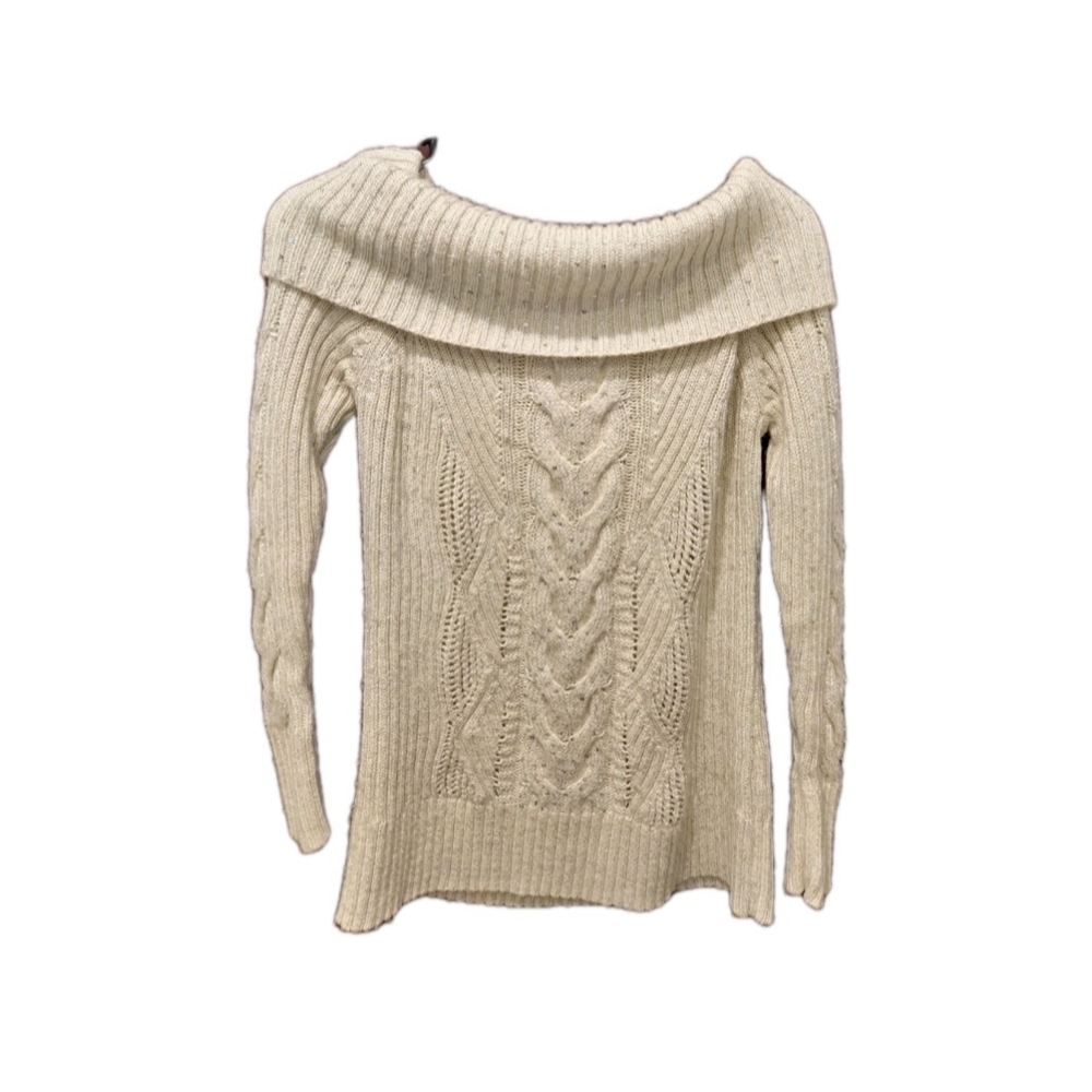 Black Knit White House Black Market Sweater‎ Size Medium